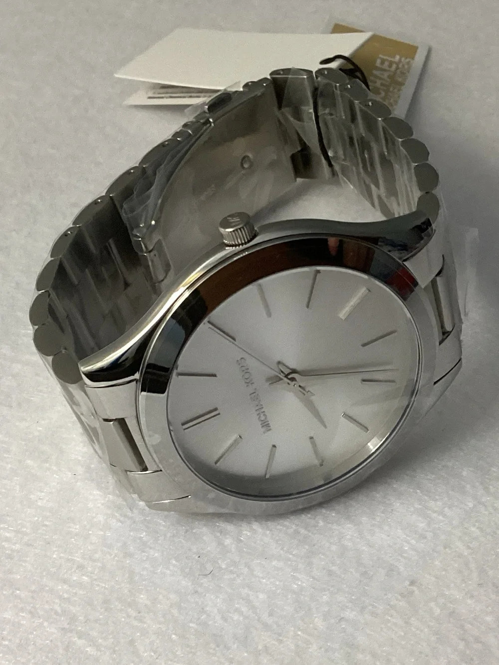 Michael Kors Unisex Slim Runway Stainless Steel Bracelet Watch 42mm